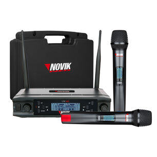 Micr&oacute;fono Doble Inal&aacute;mbrico Novik Unk 660
