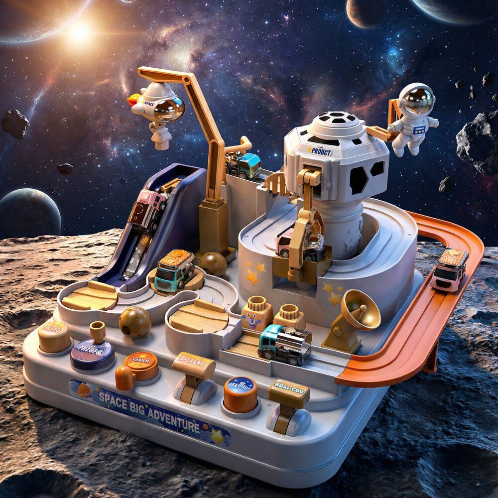 Juguete Didactico Ciudad Magica Astronauta Ni&ntilde;os Montessori image number 0.0