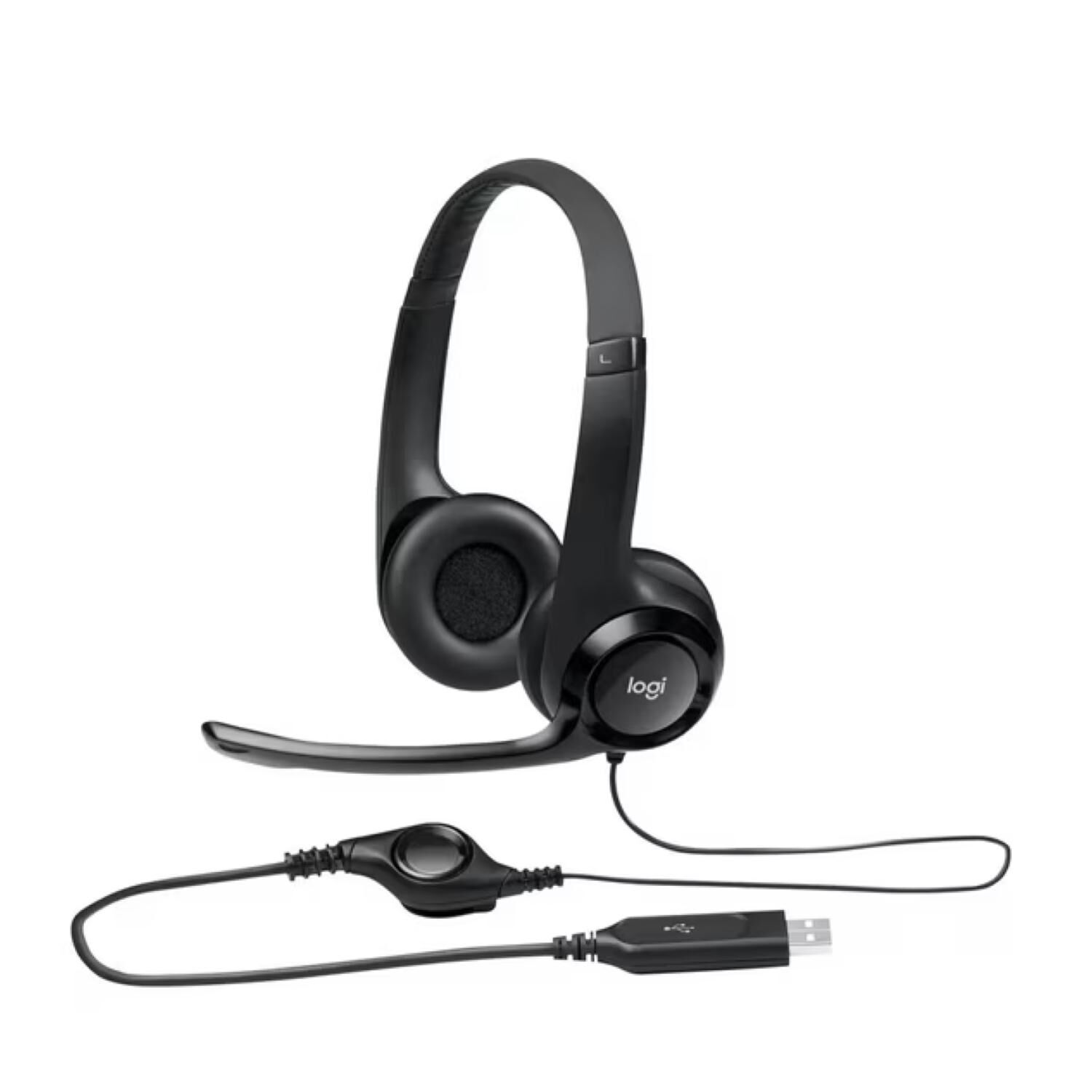 Audifono Headset Con Microfono Usb H390 Negro image number 2.0