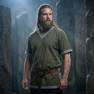 Traje Vestido T&uacute;nica Disfraz Medieval Celta Vikingo