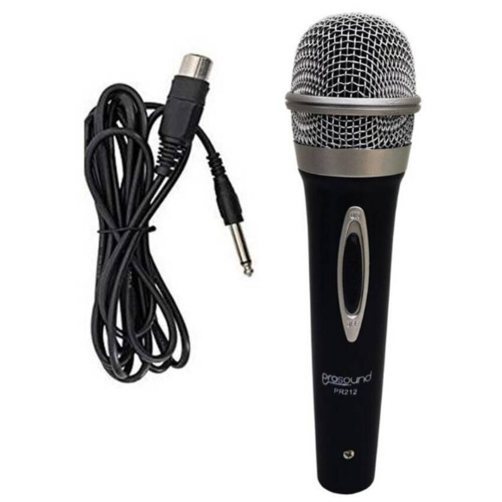 Microfono Unidireccional Cable 3mts Negro image number 0.0