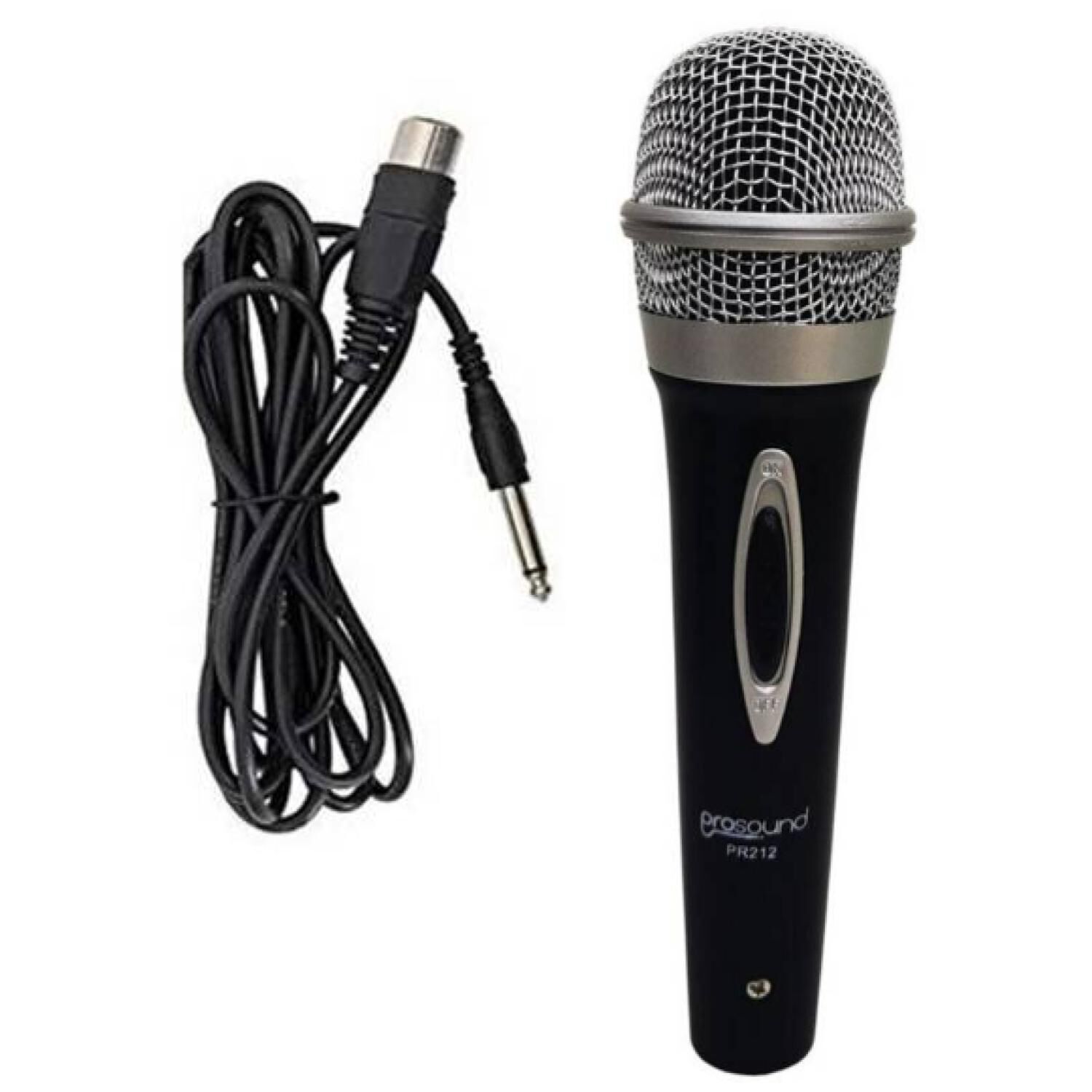 Microfono Unidireccional Cable 3mts Negro image number 0.0