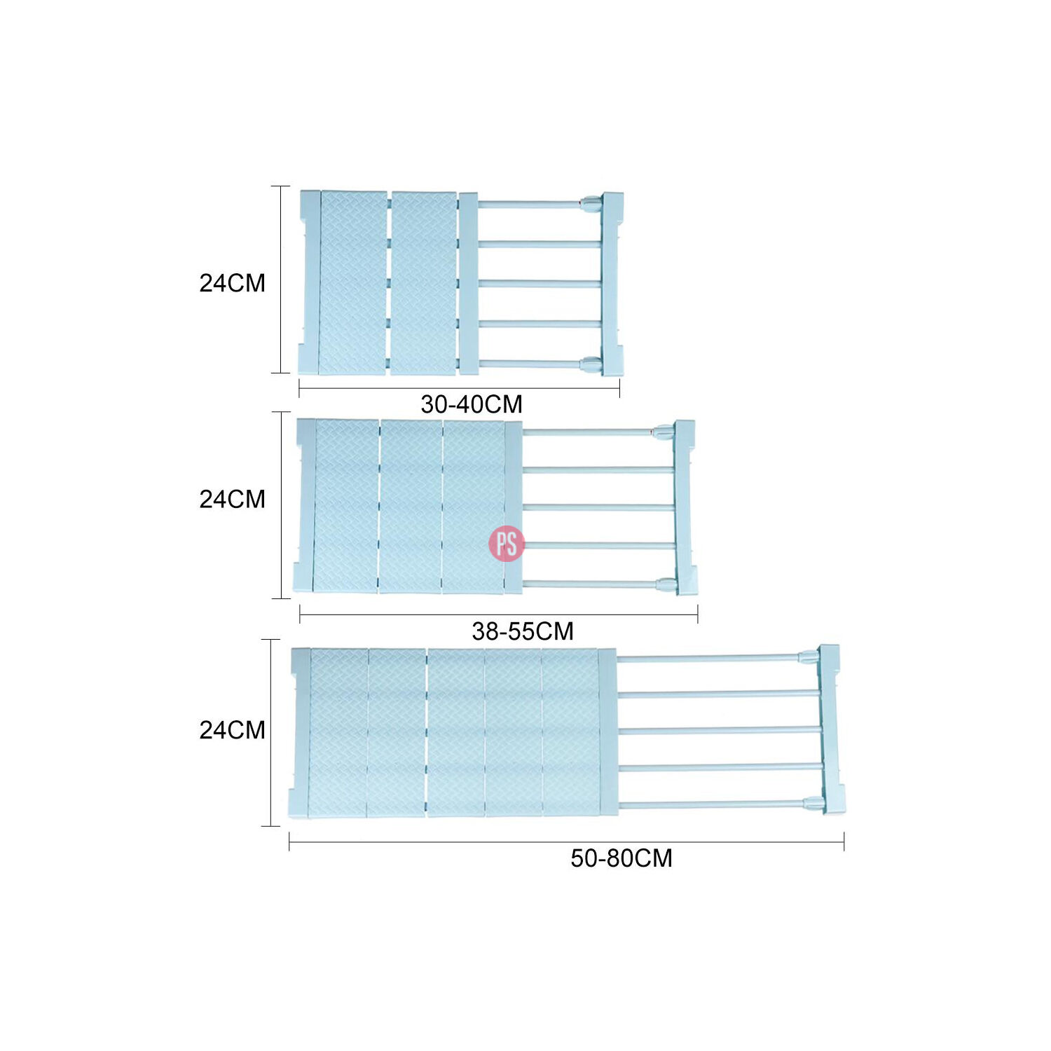 Repisa Adaptable Para Closet 30 A 80cms - Ps image number 3.0