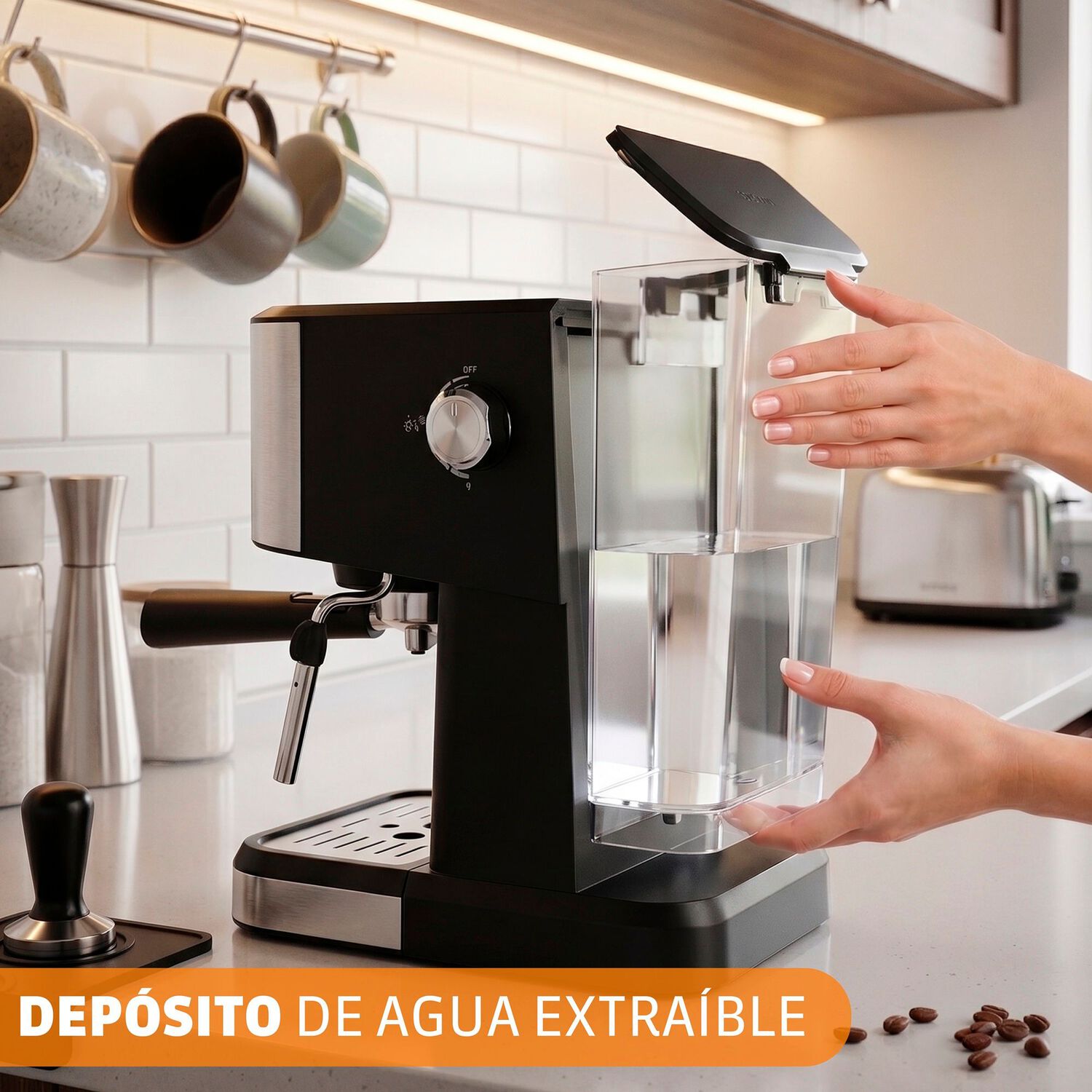 Cafetera Somela Capresso Caps / 1.5 Litros / 1050 Watts image number 4.0