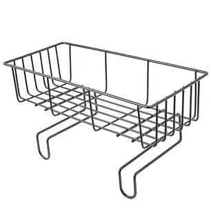 Canastillo Met&aacute;lico Ba&ntilde;o 34cm Almacenamiento Organizador