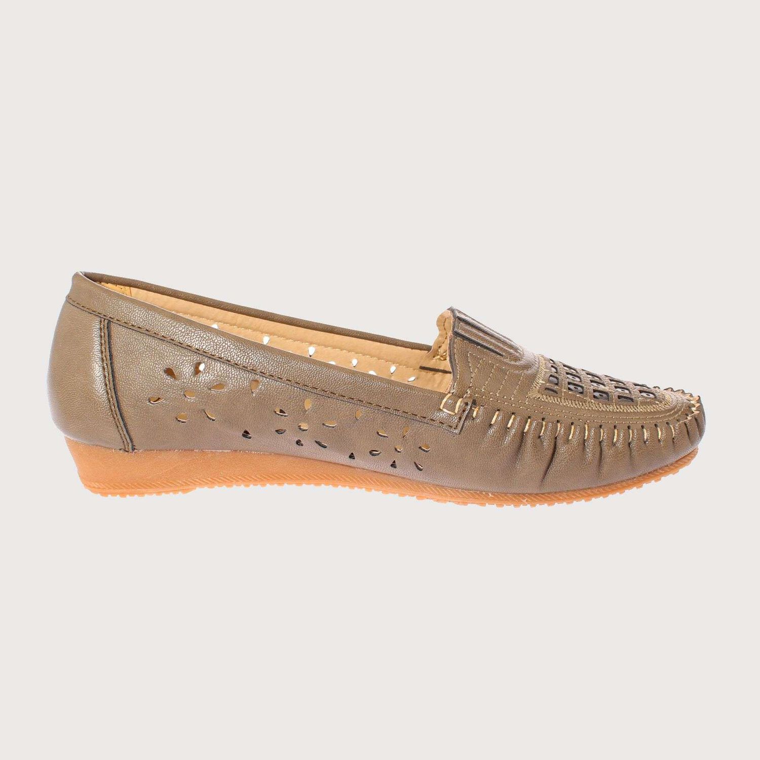 Mocas&iacute;n Khaki Marche Art. 5eh143khaki image number 3.0