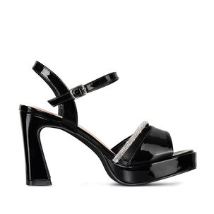 Sandalias Casual Fiesta Charol Mujer Plataforma Weide Gh130