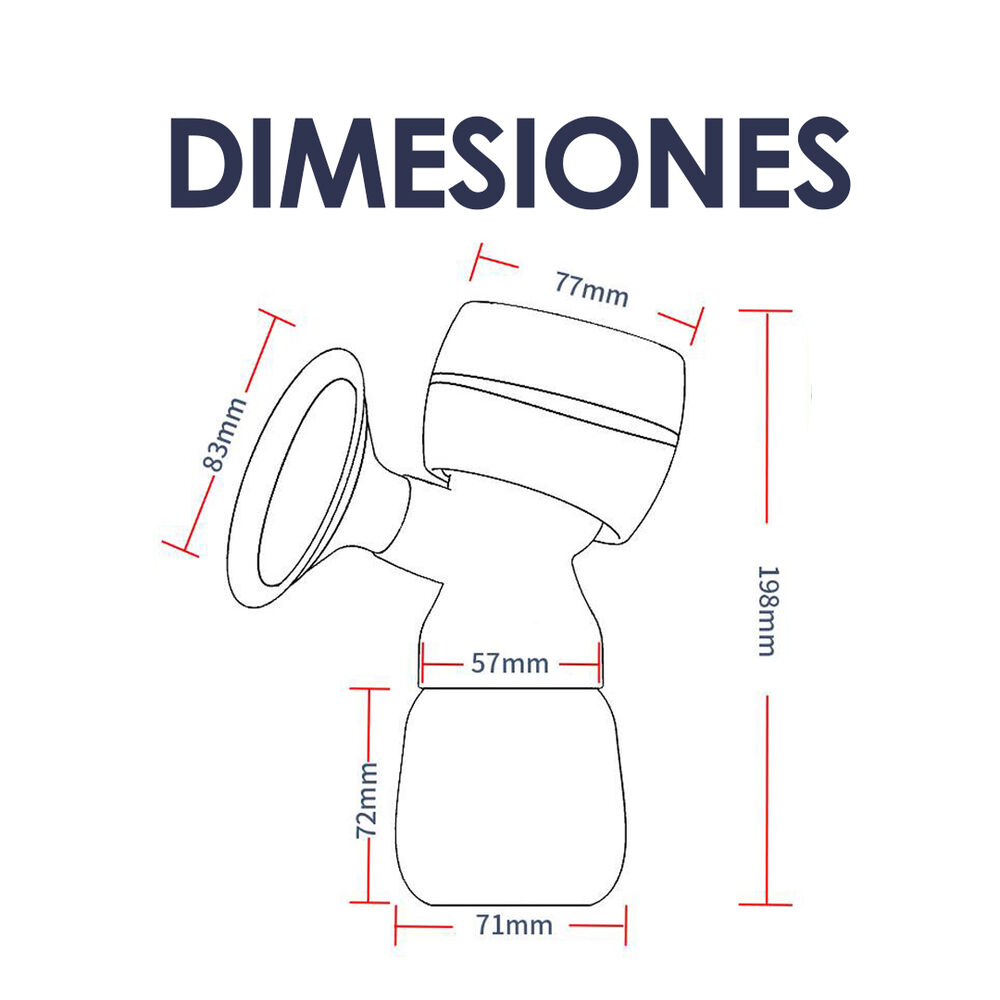 Extractor De Leche Automático Batería Azul - Babymine image number 7.0