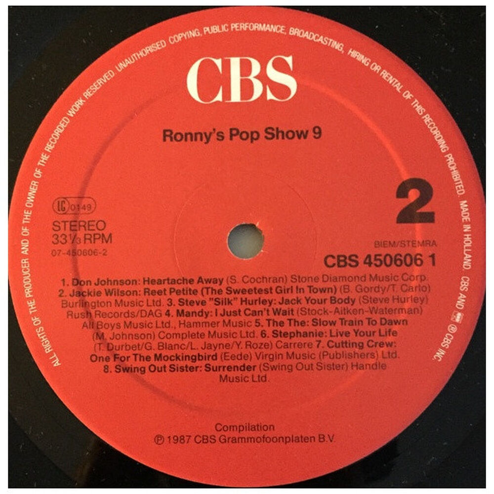 Ronny's Pop Show - Various Artist (2lp) | Vinilo Usado image number 3.0