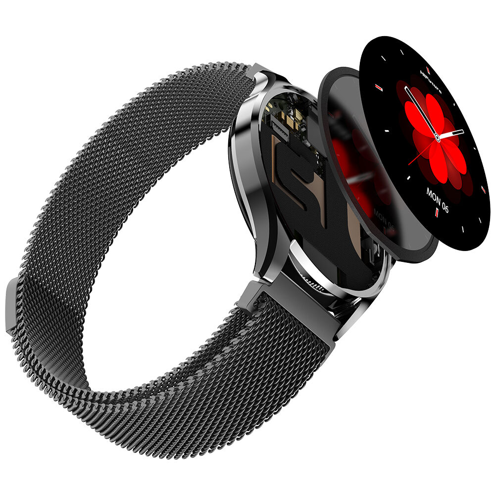 Smartwatch Aura 2 Met&aacute;lico Negro Waterproof 33 Mm Amoled image number 2.0
