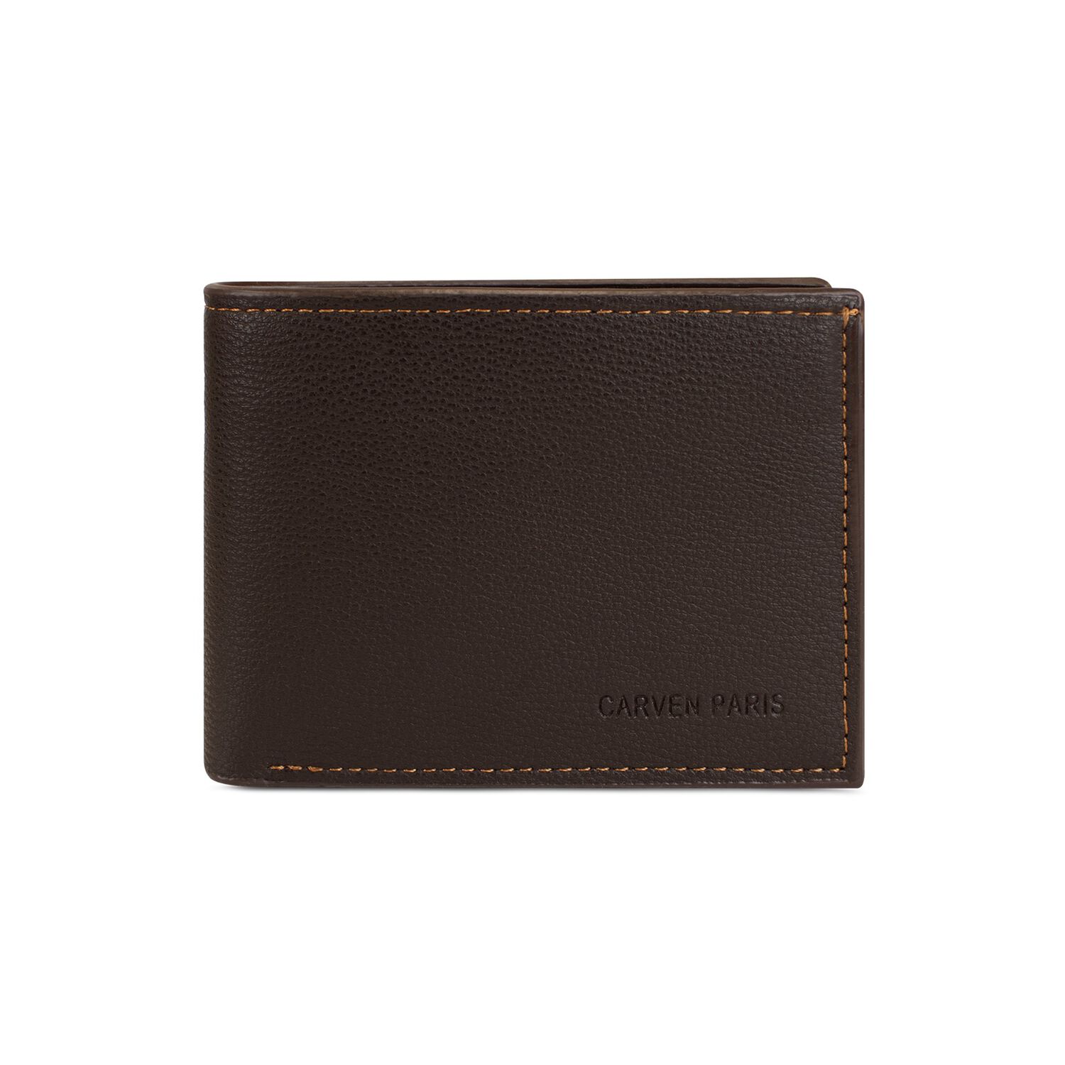 Billetera Hombre Bruno Caf&eacute; Oscuro Con Monedero Carven Paris image number 2.0