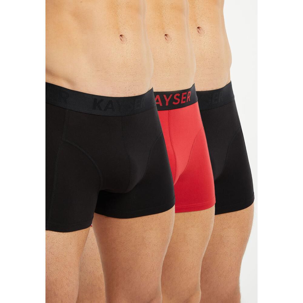Pack 3 Boxer Corto De Bamboo Kayser image number 0.0