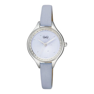 Reloj Qb73j302y Mujer Analogo Cuero