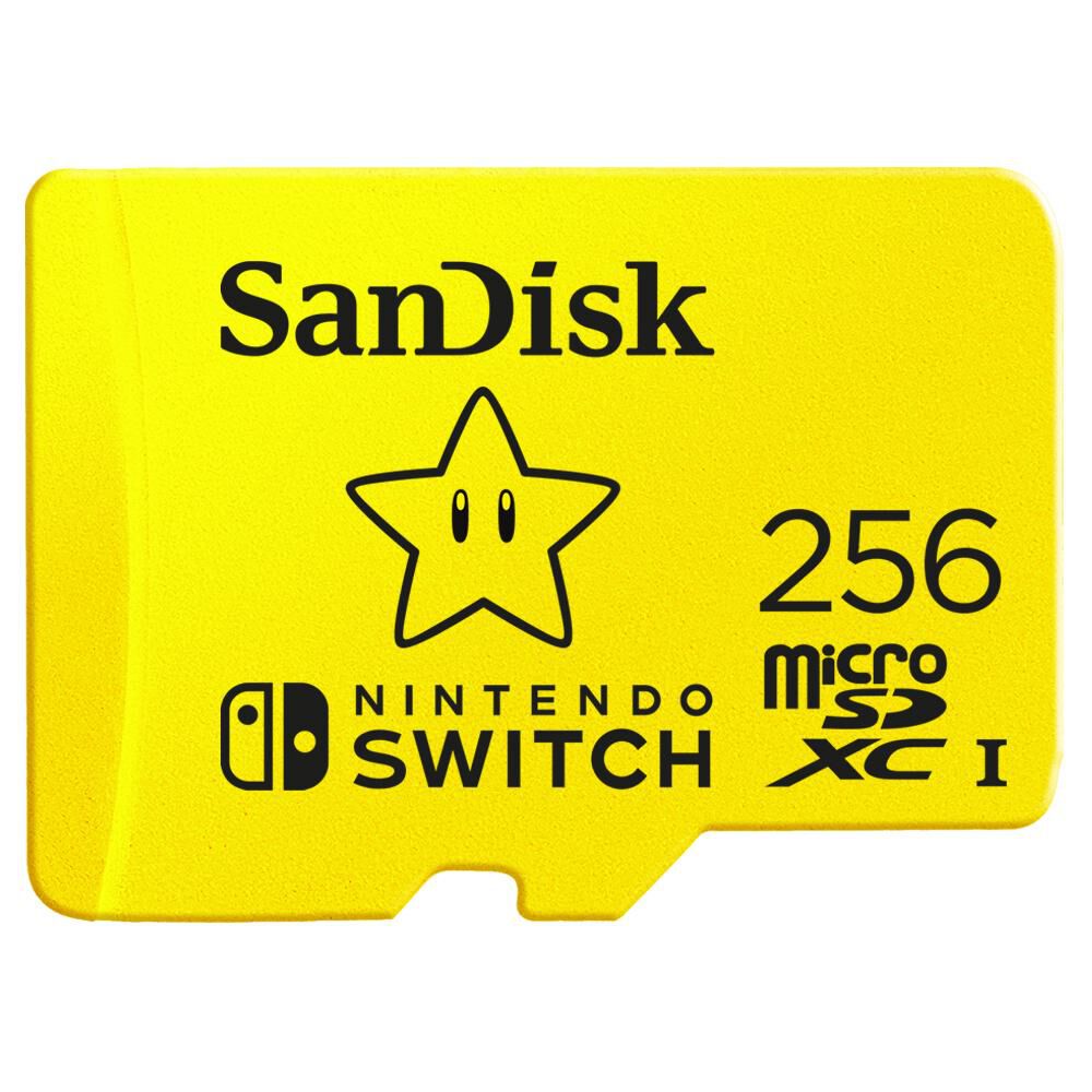 Tarjeta Microsd 256gb Nintendo Switch Uhs-i U3 Sandisk image number 0.0