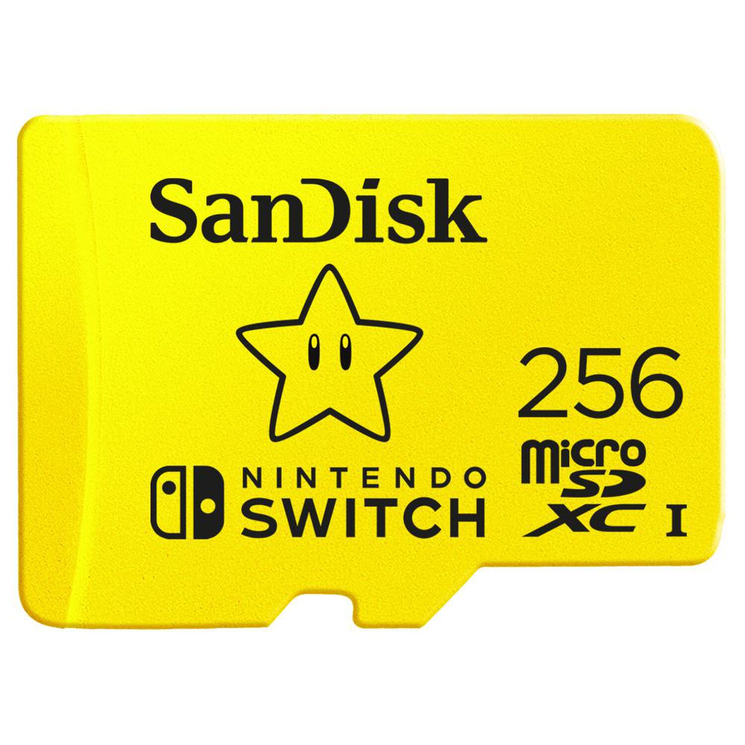 Tarjeta Microsd 256gb Nintendo Switch Uhs-i U3 Sandisk image number 0.0