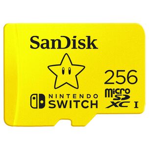 Tarjeta Microsd 256gb Nintendo Switch Uhs-i U3 Sandisk