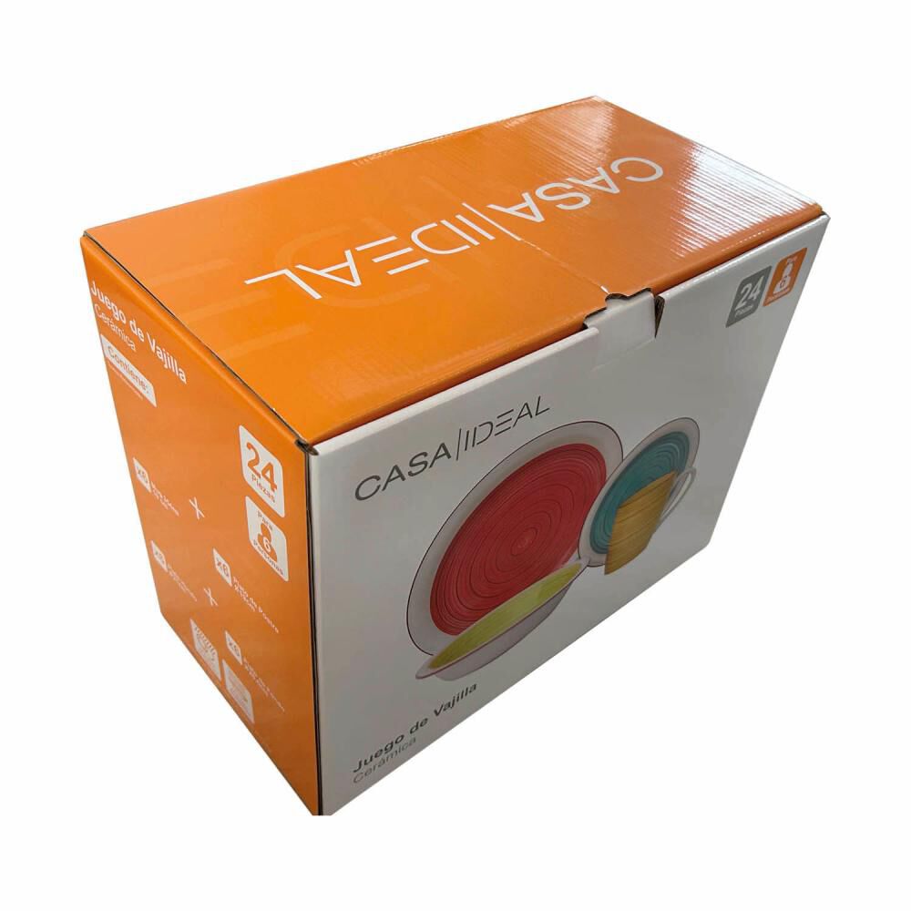 Juego De Vajilla Casaideal Farinosa / 24 Piezas / 6 Personas image number 2.0