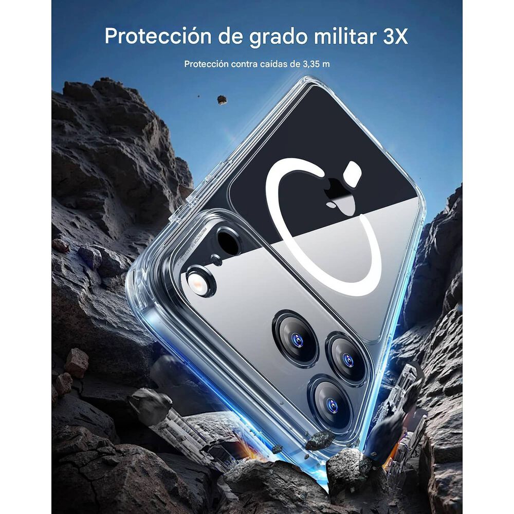 Para Iphone 17 Pro - Pack: Carcasa Magsafe + Vidrio Templado image number 4.0