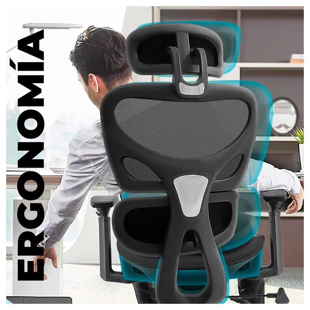 Silla Ejecutiva Ergon&oacute;mica Comodidad Y Dise&ntilde;o Moderno image number 2.0