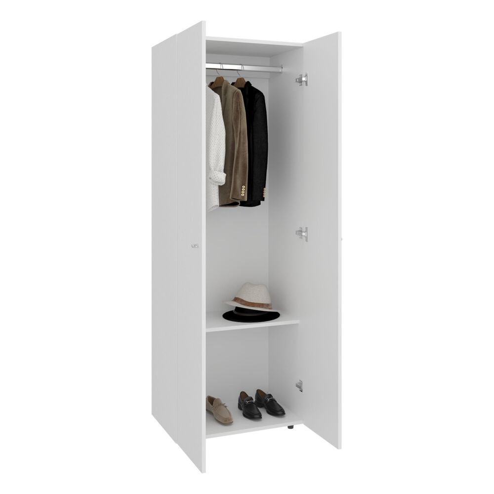 Closet 1 Colgador 2 Puertas 170x60x40,2 Cm image number 1.0