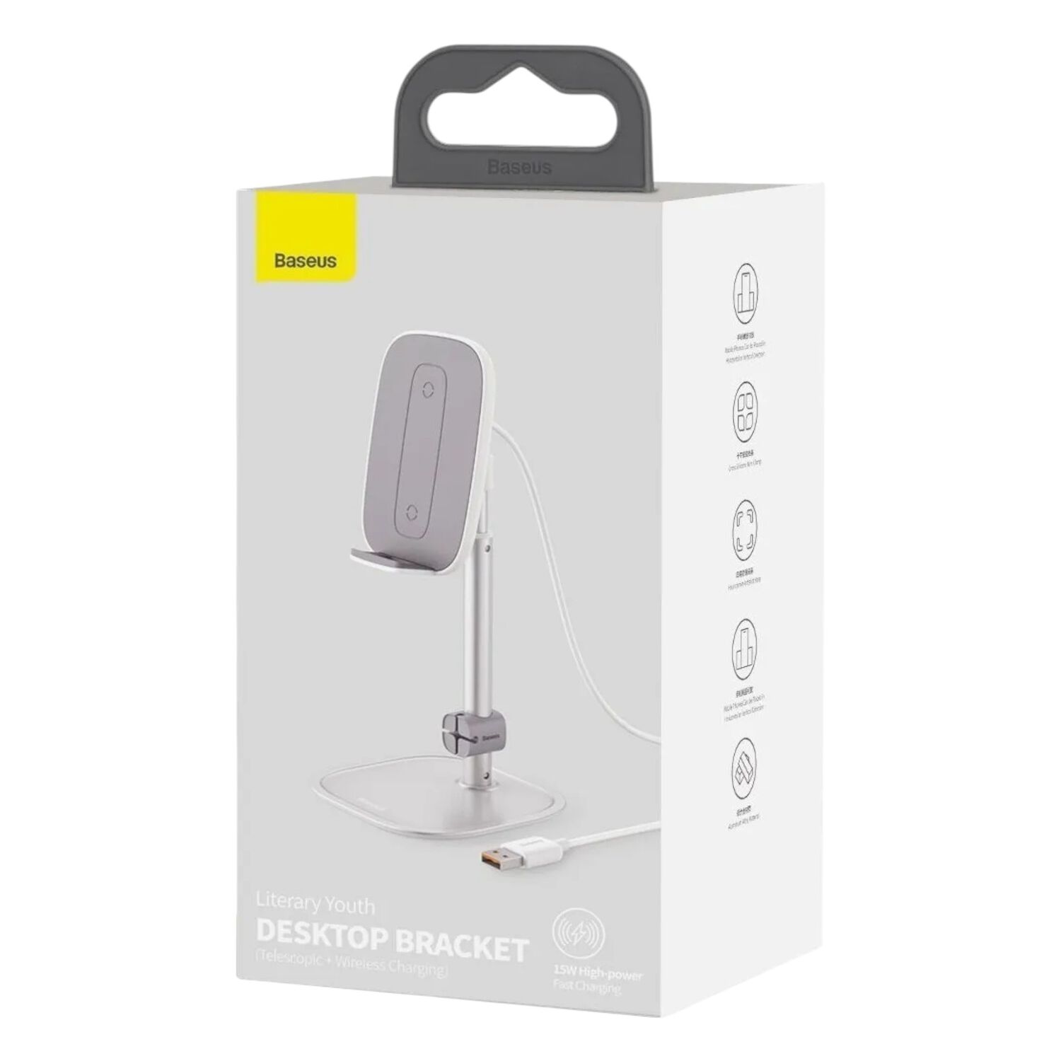 Soporte Smartphone Y Tablet Desk Con Carga Inal&aacute;mbrica 15w image number 9.0