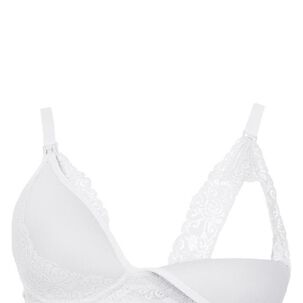 Sosten Embarazo Y Lactancia Copa 3d Blanco 2rios