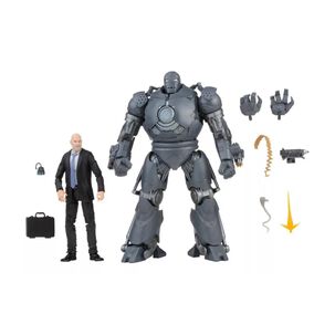Juguete Figuras Iron Monger Y Obadiah Stane Infinity Saga