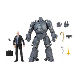 Juguete Figuras Iron Monger Y Obadiah Stane Infinity Saga