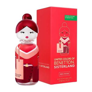 Sisterland Red Rose 80ml Mujer Benetton Agua De Tocador