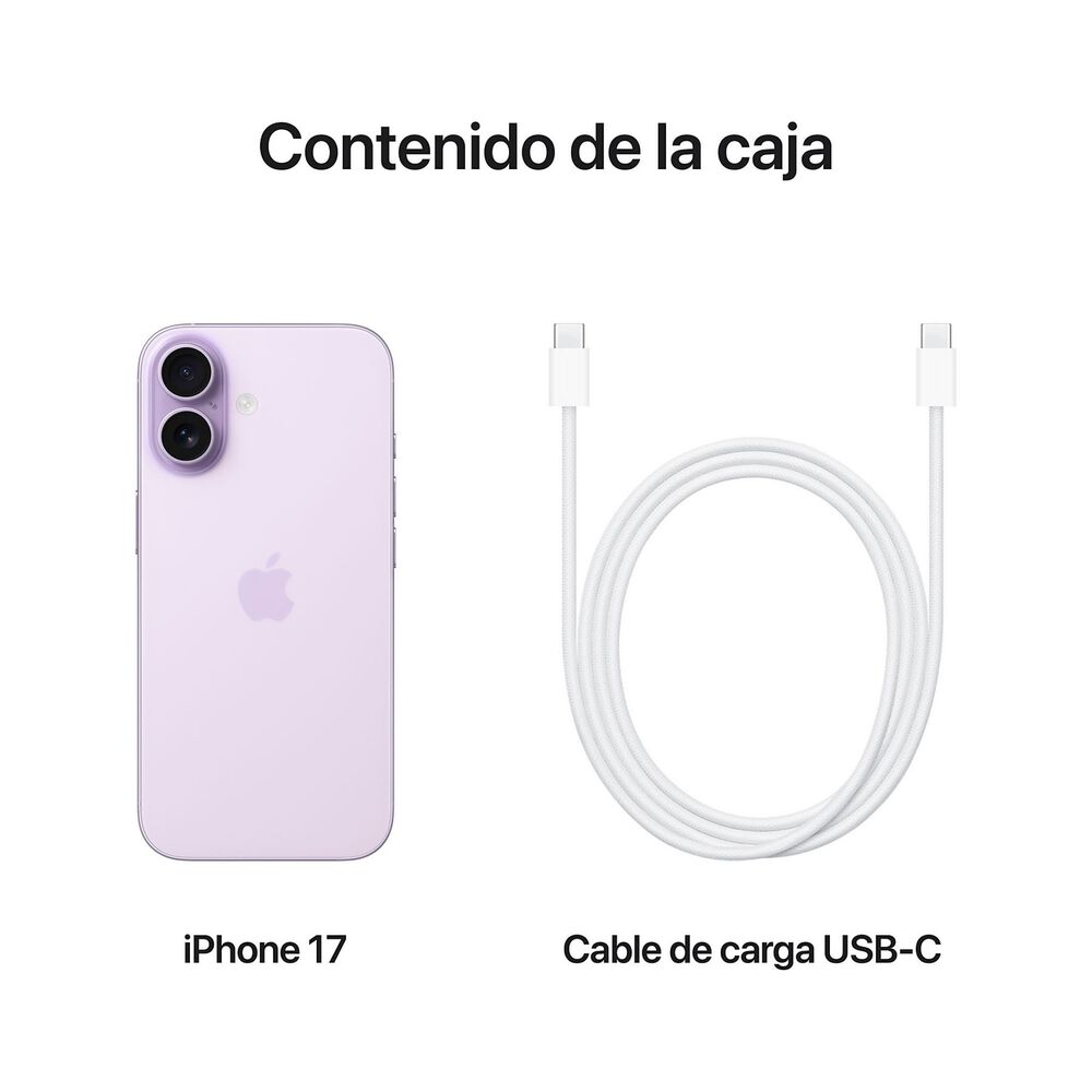 Apple Iphone 17 5g 256 Gb - Lavanda Esim image number 2.0