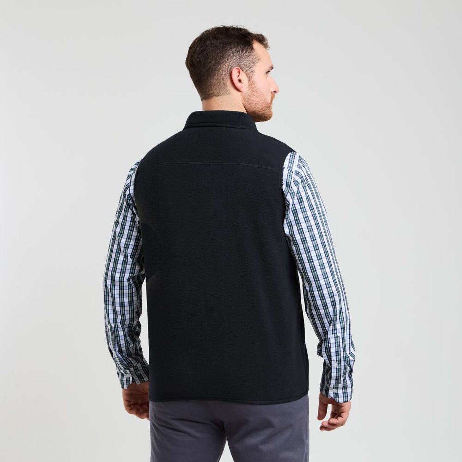Poler&oacute;n Liso Regular Sin Mangas Cuello Alto Hombre Herald image number 2.0