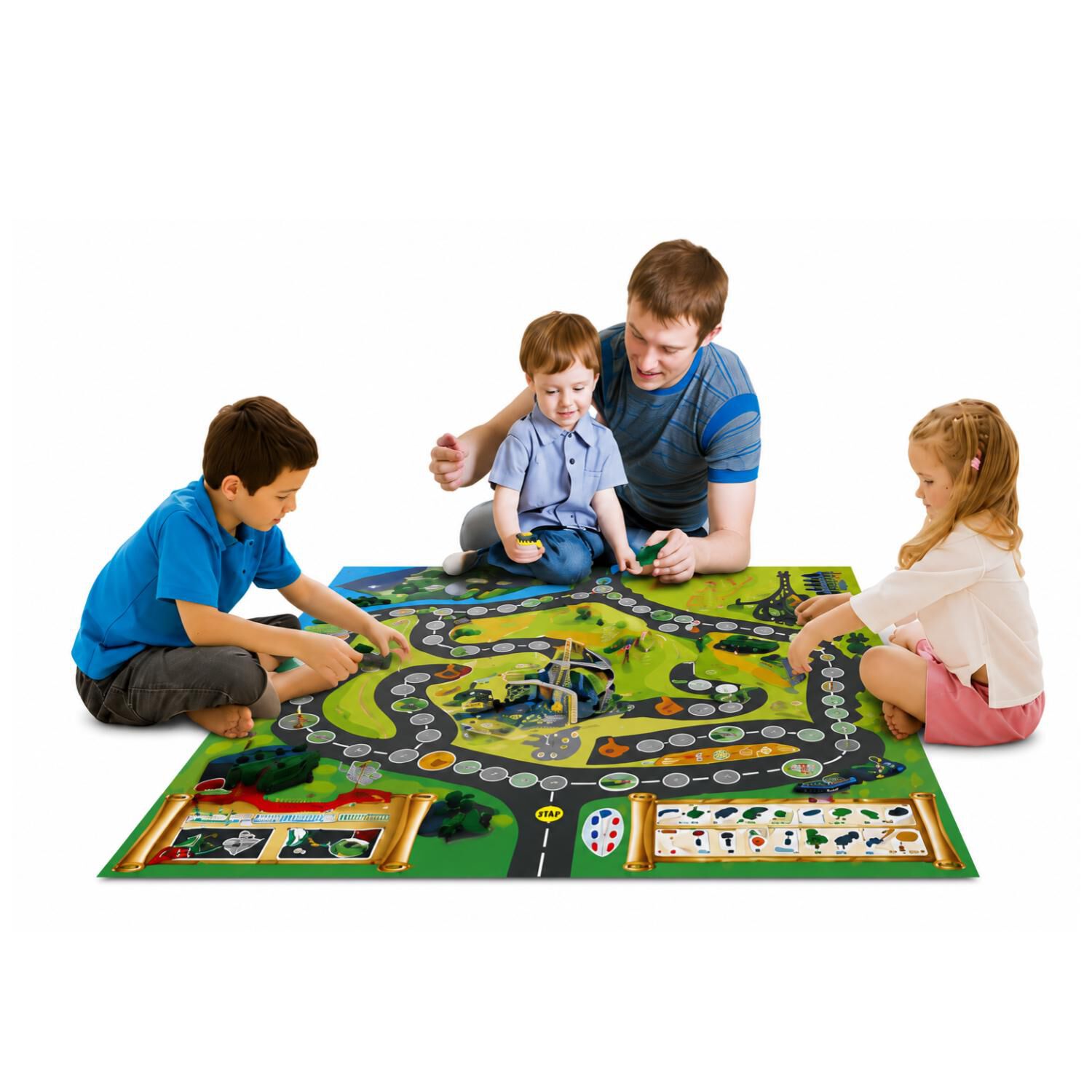 Juguete Camion Militar 8pzas Con Mat 50x50cm Infantil image number 2.0