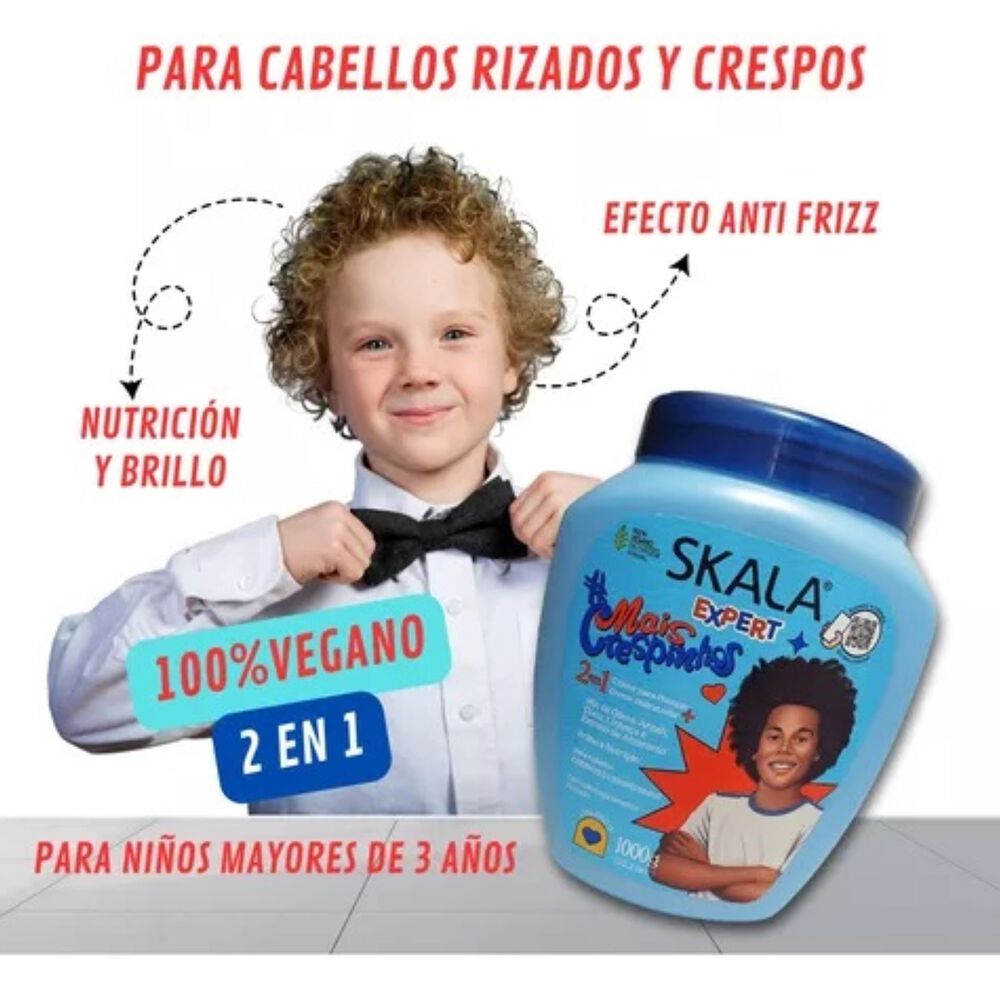 M&aacute;scara Mais Crespinhos Kids Hombre 1000 G Skala image number 2.0