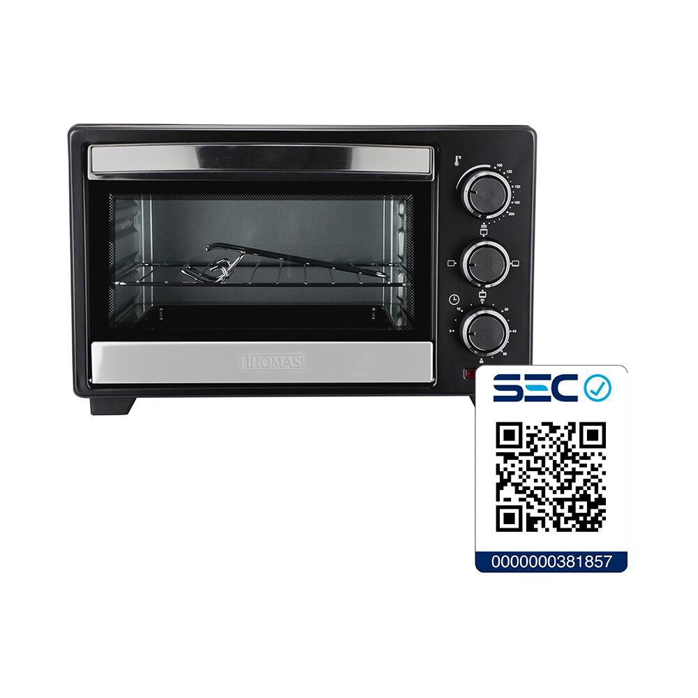 Horno Eléctrico Thomas TH-16N01 / 16 Litros / 1500W image number 5.0