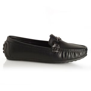 Mocasín Mujer Via Uno Black