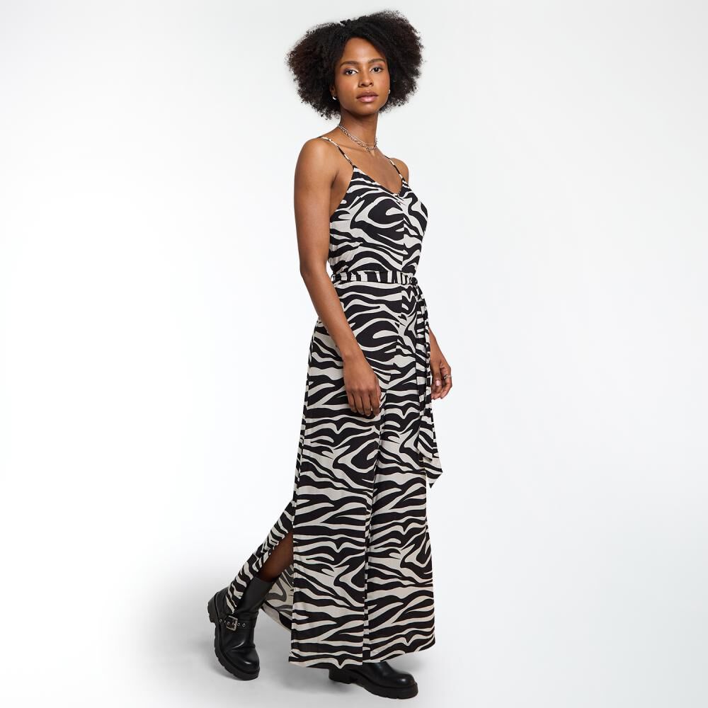 Enterito Largo Estampado Tiro Medio Regular Mujer Rolly Go image number 2.0