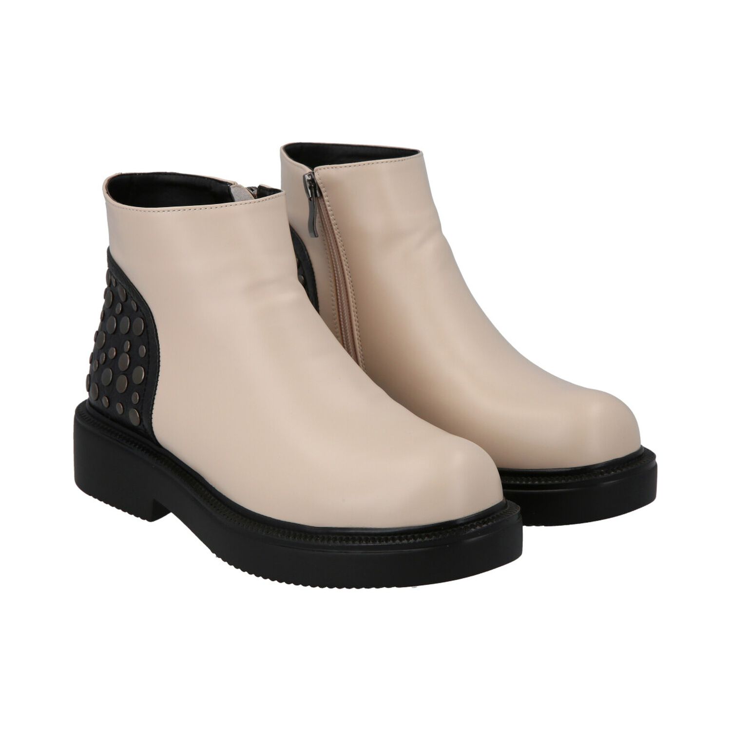 Botin Mujer Beige Galli Police image number 3.0