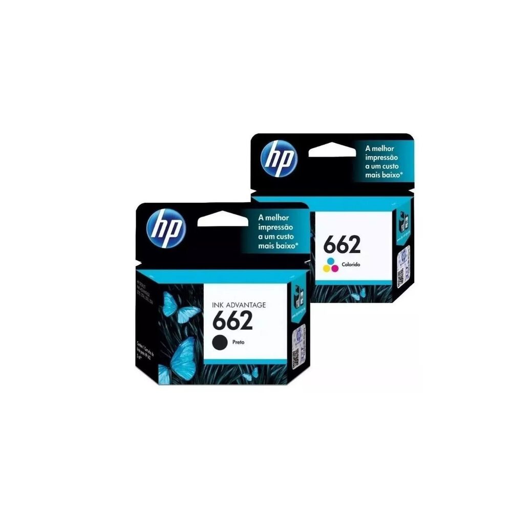 Pack Cartuchos Hp 662 Original Negro / Tricolor image number 0.0