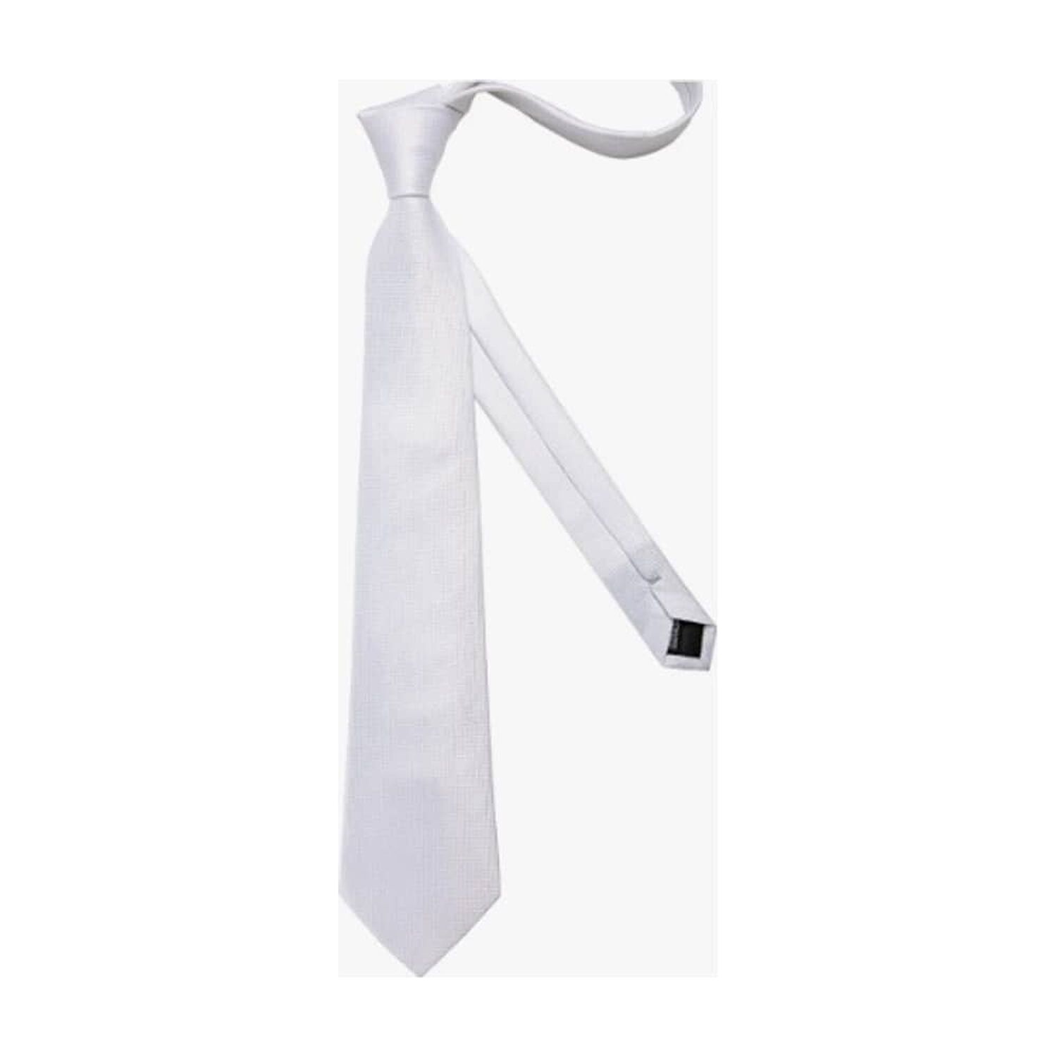 Corbatas Seda Hombres Blanco image number 2.0