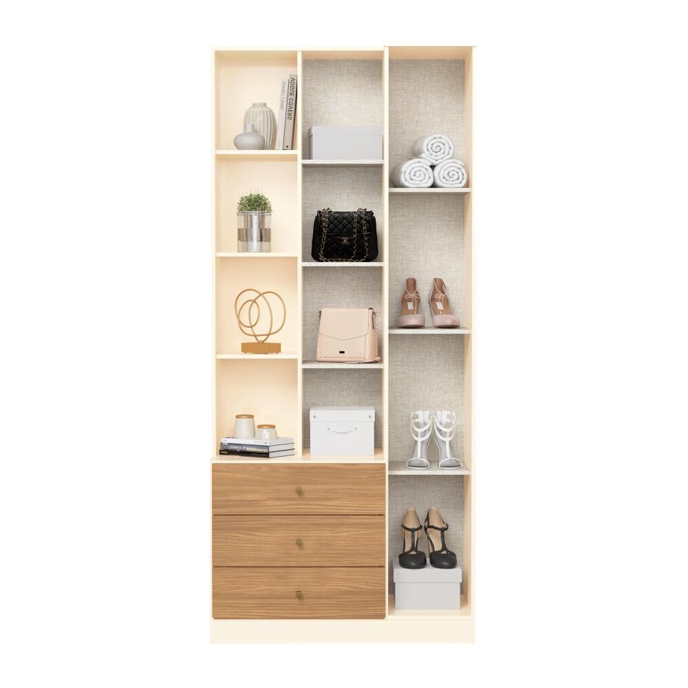 Clóset Home Mobili Closet Multiuso Karl / 2 Puertas / 3 Cajones image number 4.0