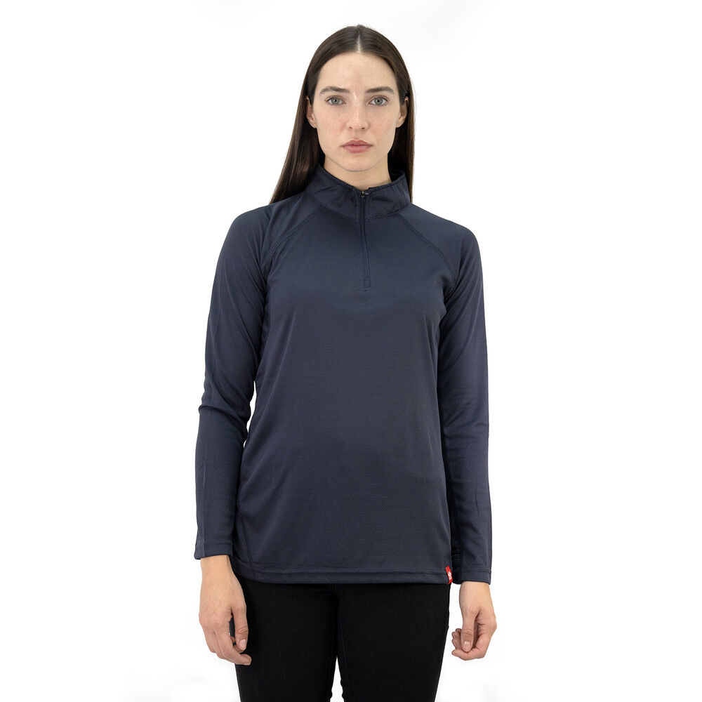 Polera Quebec Half-zip Mujer Iron image number 0.0