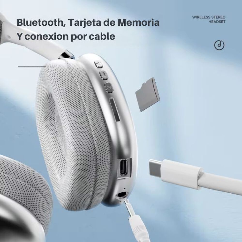 Aud&iacute;fonos Diadema Gamer P9 Bluetooth image number 2.0