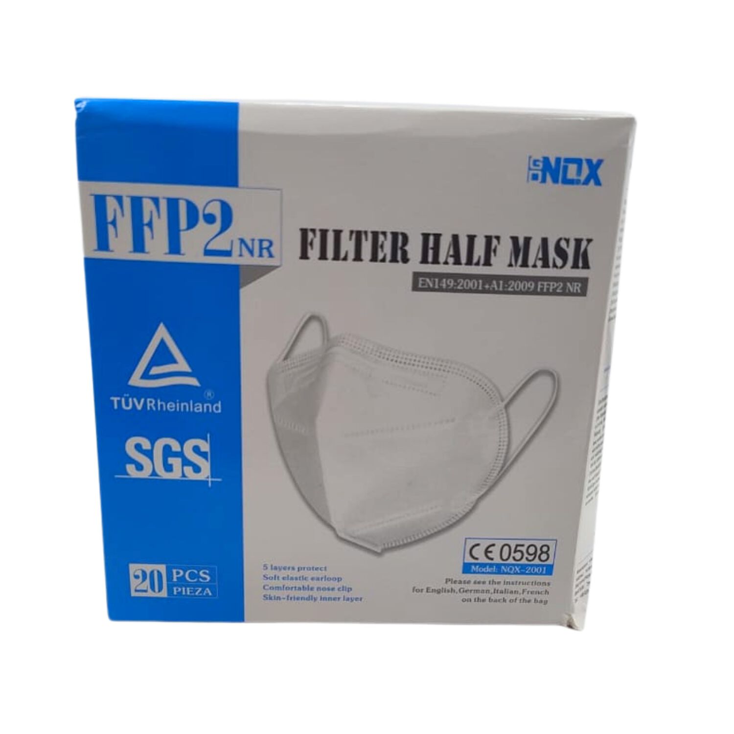 Pack Mascarilla Ffp2nr 20 Unidades image number 1.0