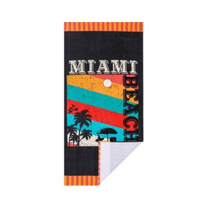Toalla De Playa Casaideal Miami / 75 X 150 Cm