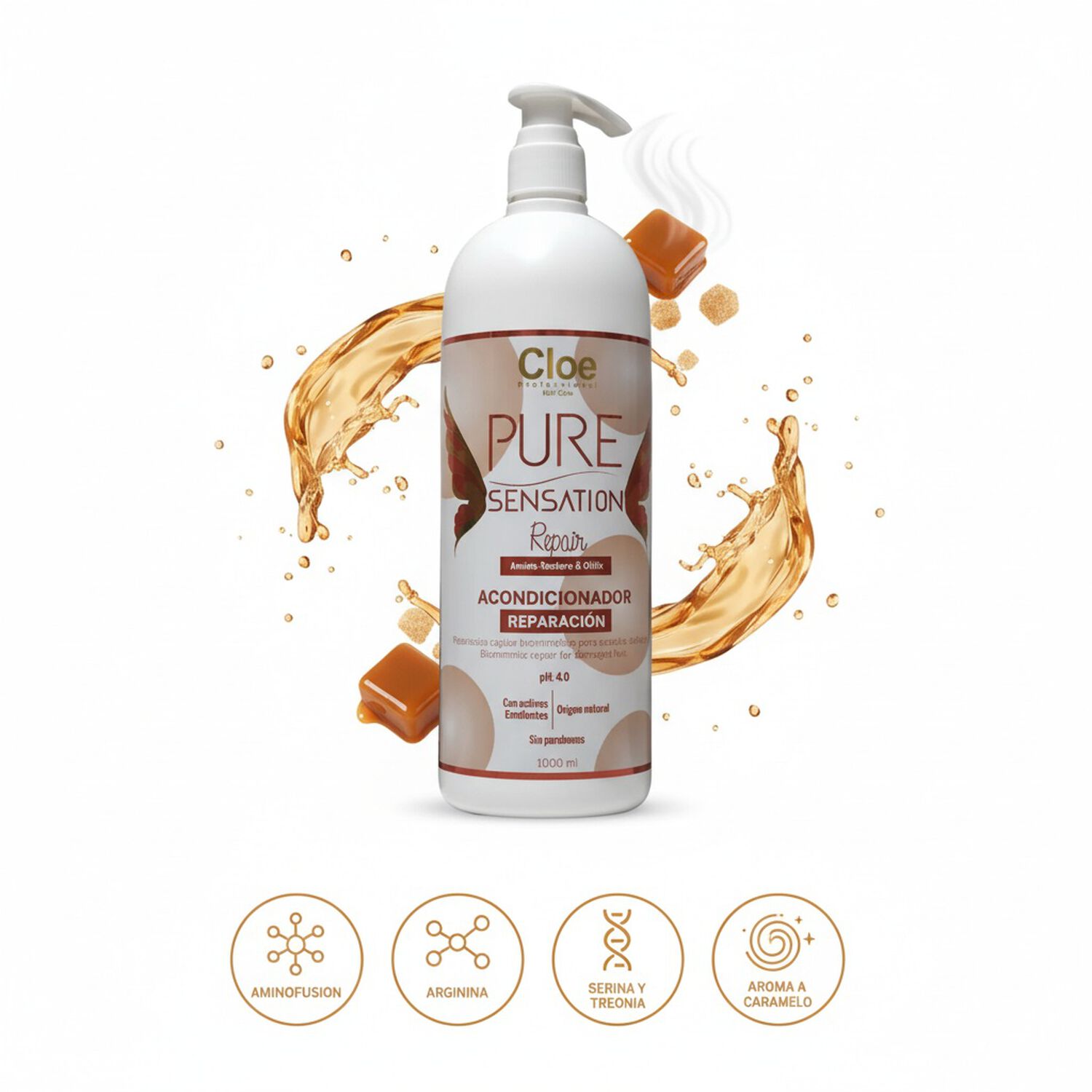 Acondicionador Pure Sensation Repair Cloe 1000ml image number 2.0