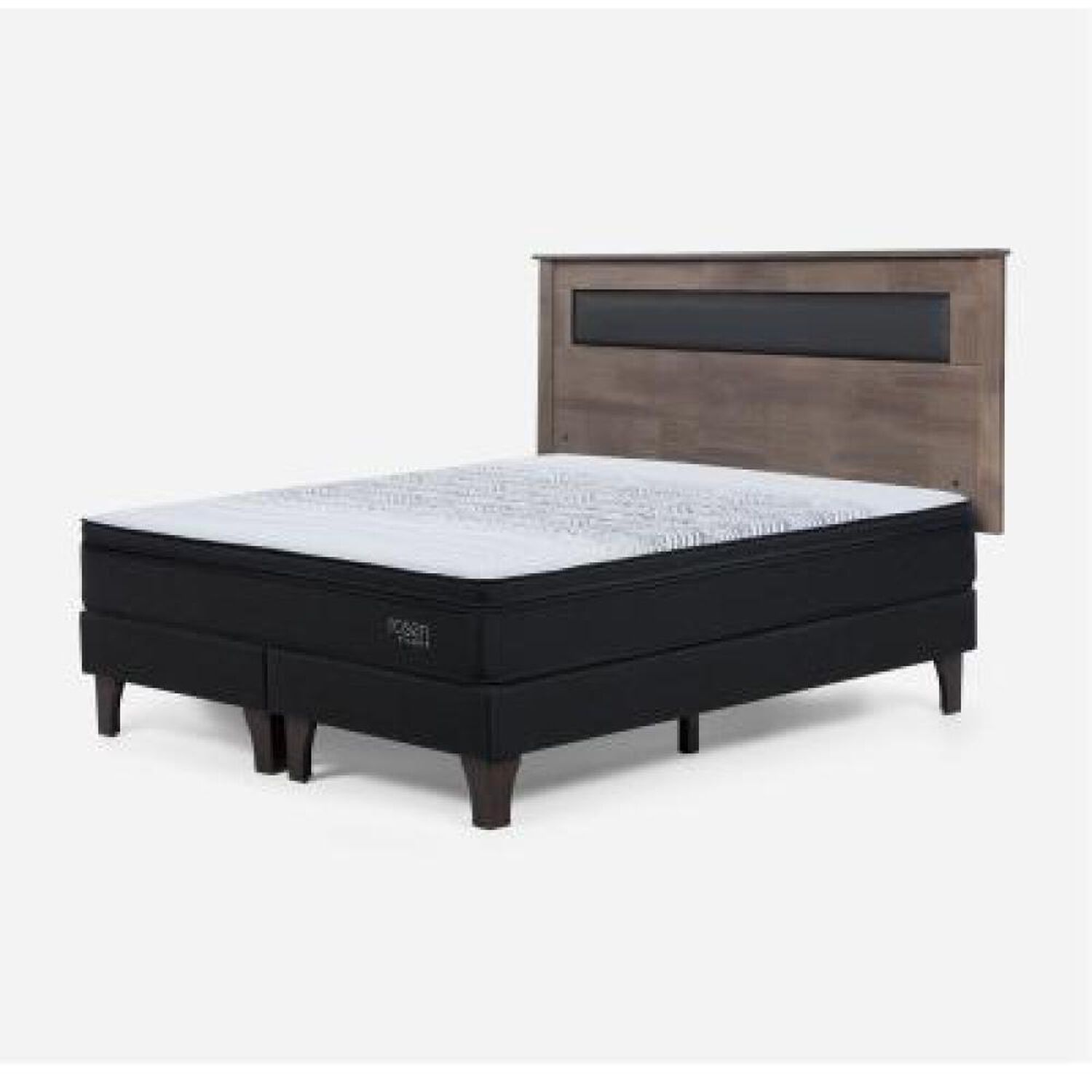 Cama Europea Rosen Tempo / 2 Plazas / Base Dividida + Respaldo image number 8.0