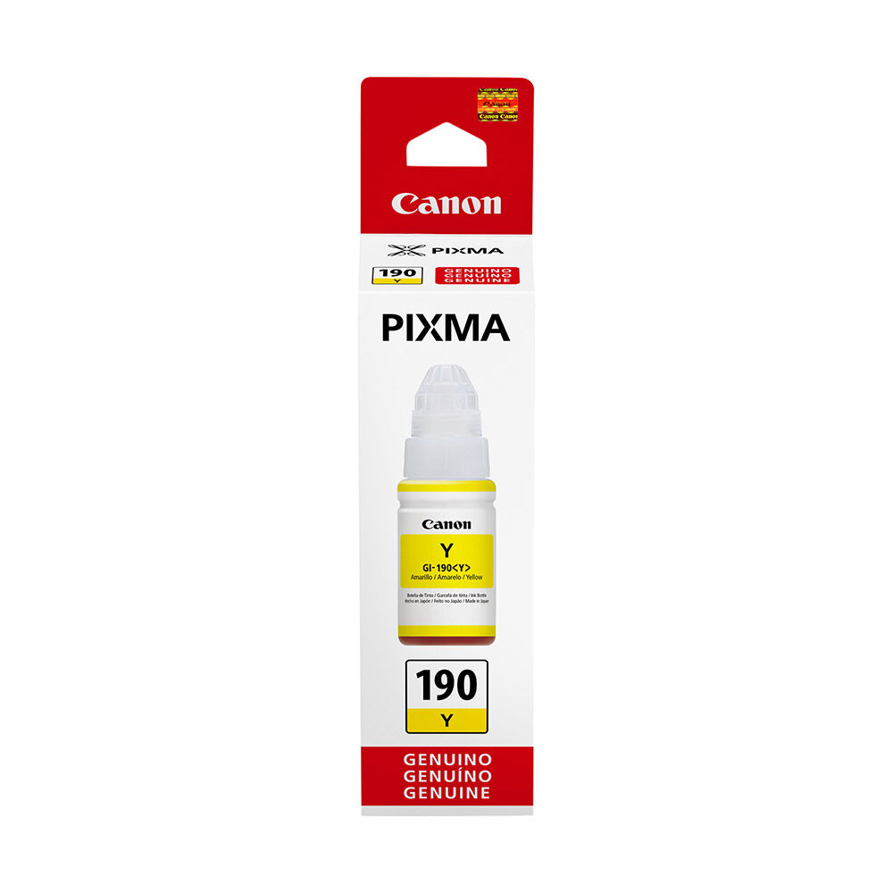 Tinta Canon GI-190 Yellow image number 1.0