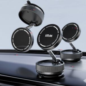 Soporte De Auto Celular Magn&eacute;tico Iphone Android Negro