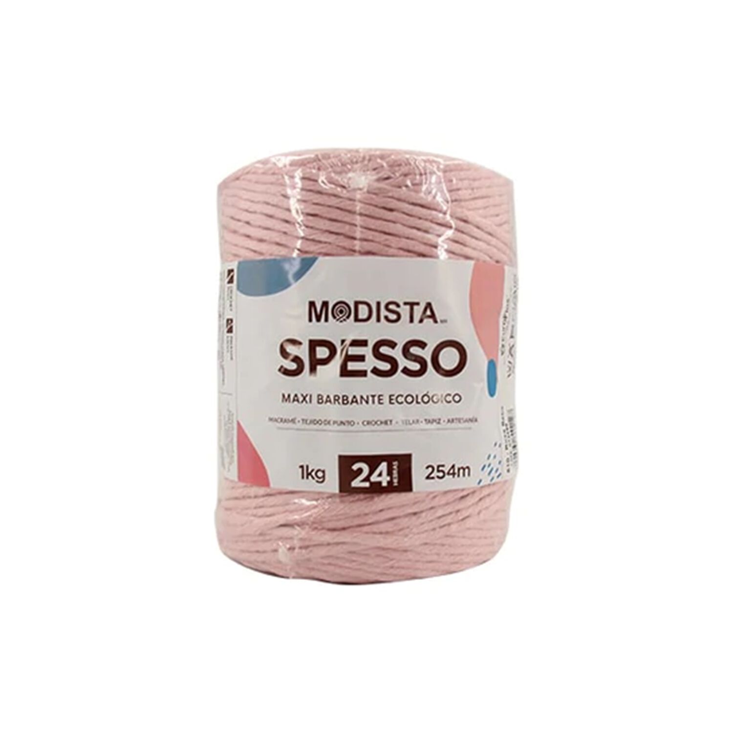 Algod&oacute;n Peinado Eco Modista Spesso 1kg 24 Colores Macrame image number 0.0