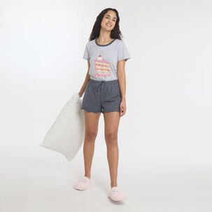 Pijama Manga Corta Mujer Freedom
